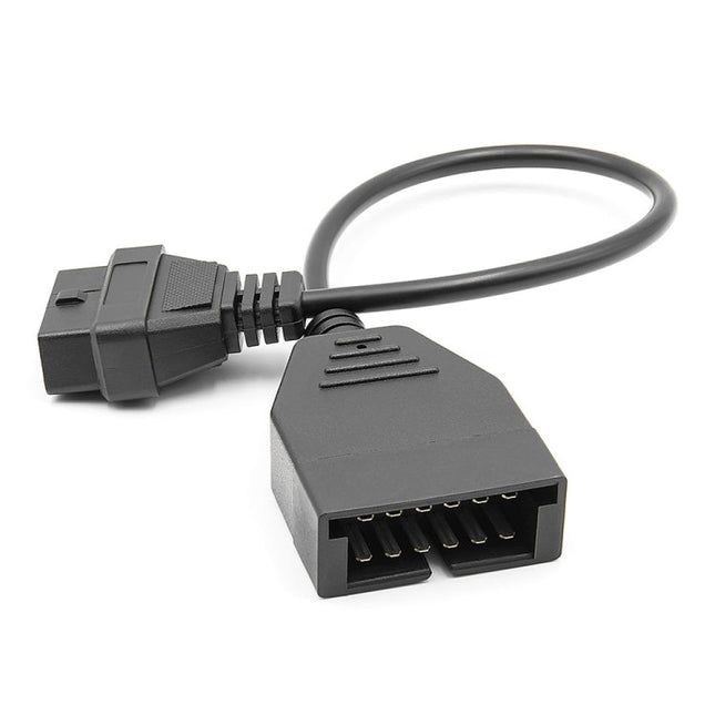 12Pin to 16Pin Car OBD2 Conversion Cable OBDII Diagnostic Adapter Cable for GM, 12Pin to 16Pin for GM