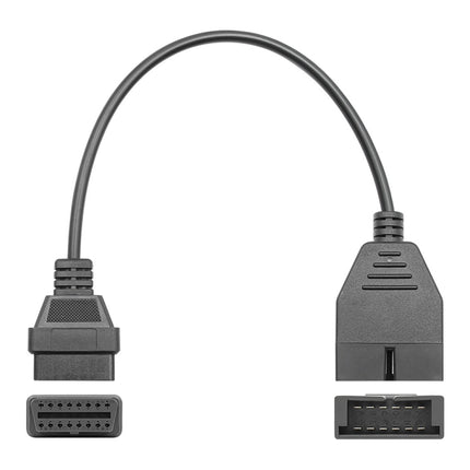 12Pin to 16Pin Car OBD2 Conversion Cable OBDII Diagnostic Adapter Cable for GM