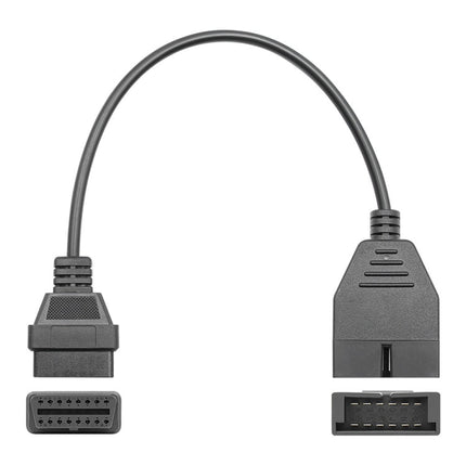 12Pin to 16Pin Car OBD2 Conversion Cable OBDII Diagnostic Adapter Cable for GM, 12Pin to 16Pin for GM