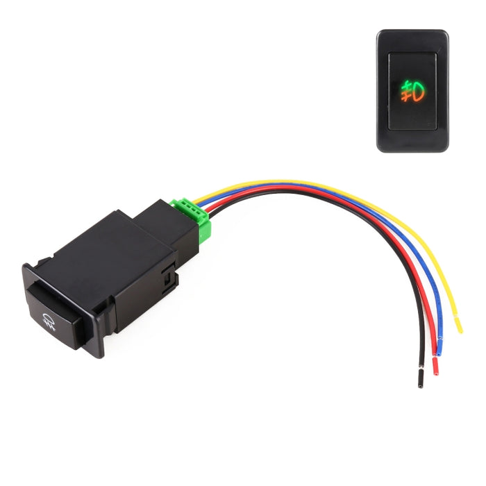 TS-12 Car Fog Light On-Off Button Switch with Cable for Nissan Sunny, For Nissan Sunny