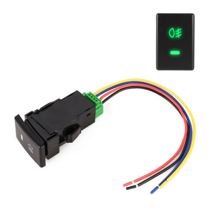 TS-16 Car Fog Light On-Off Button Switch with Cable for Isuzu mu-X, For Isuzu mu-X