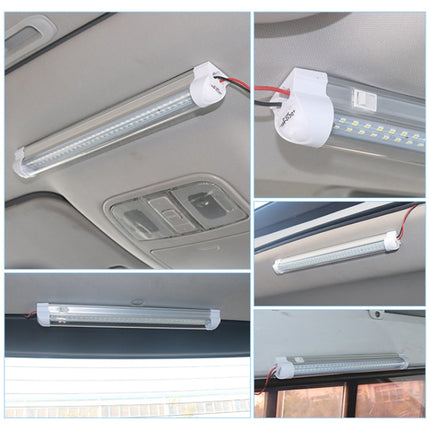 2 PCS ZS-3332 12-85V High Bright 72LEDs RV Dome Light Cabin Light Bar, ZS-3332