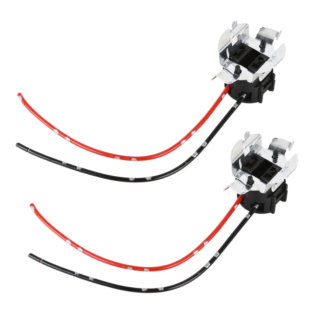 1 Pair TK-305 H7 Halogen Lamp Socket Car Bulb Holder Base with Cable, TK-305 H7