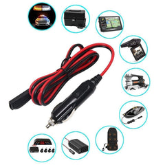 12V SAE Car Power Cord Cigarette Lighter Plug to Solar Battery Charging Connecting Cable, Length: 1.5m