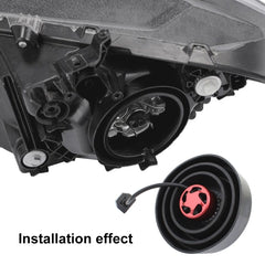 1 Pair C-1 Universal Headlight Soft Silicone Dust Cover