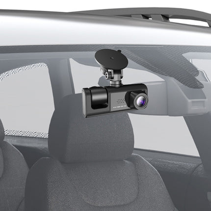 A1 3-lens Video HD Night Vision Car Driving Recorder, with Rear View Camera, A1