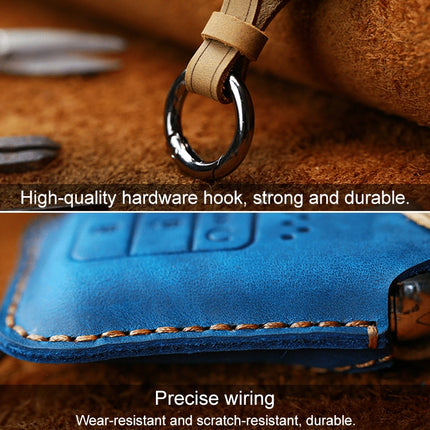 For Honda Car Cowhide Leather Key Protective Cover Key Case, Four Keys Version, For Honda , Four Keys Version, For Honda, Four Keys Version