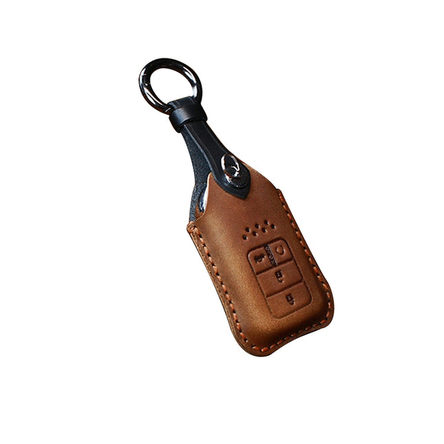 For Honda Car Cowhide Leather Key Protective Cover Key Case, Four Keys Version, For Honda , Four Keys Version, For Honda, Four Keys Version