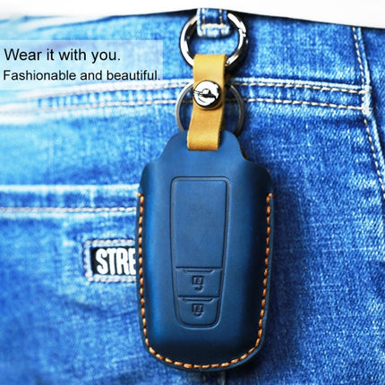 For Toyota Car Cowhide Leather Key Protective Cover Key Case, Two Keys Version, For Toyota, Two Keys Version, For Toyota,Two Keys Version, For Toyota , Two Keys Version