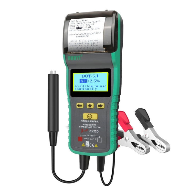 DUOYI DY23D Car Brake Fluid Detection Pen with Print Function, DY23D