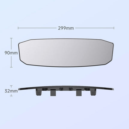 SHUNWEI SD-2415 Car Anti-glare Rear-view Mirror, Size: 299 x 90mm, 299 x 90mm