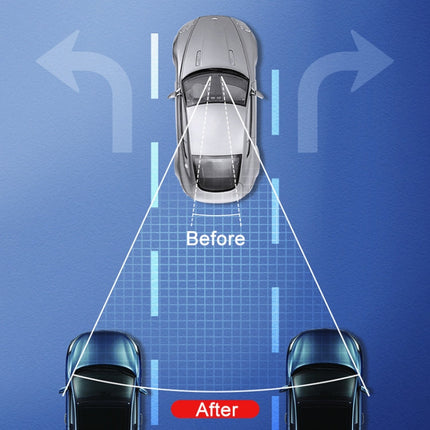 SHUNWEI SD-2415 Car Anti-glare Rear-view Mirror, Size: 299 x 90mm, 299 x 90mm