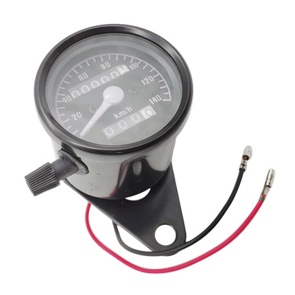 Motorcycle Retro Modified Odometer Speedometer Kilometer, Speedometer Kilometer (Black), Speedometer Kilometer (Silver)