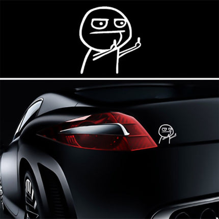 Car Cartoon Personality Decorative Sticker, Personality