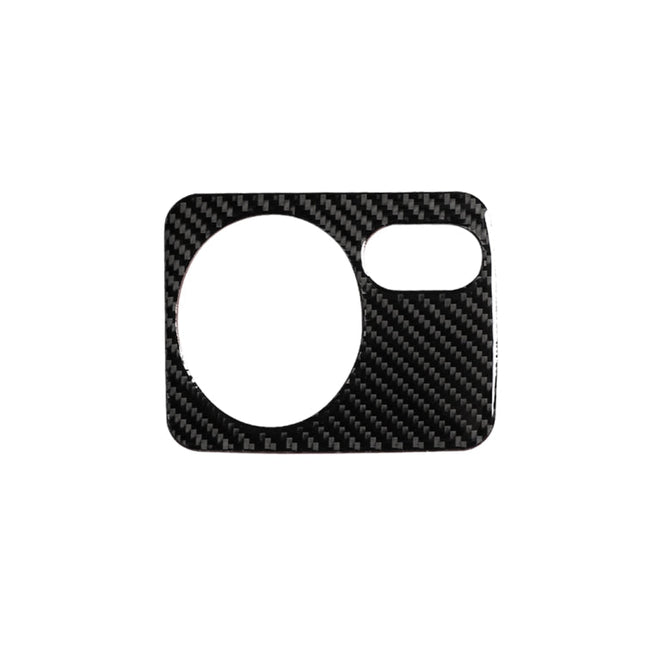 Carbon Fiber Car Headlight Switch Panel Decorative Sticker for Volkswagen Golf 6 2008-2012, Left Driving, Headlight Switch Panel, Left Driving