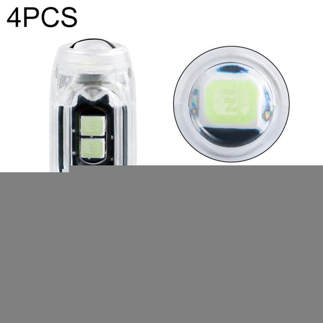 4pcs T10 DC12V /  0.84W / 0.07A / 150LM Car Clearance Light 5LEDs SMD-3030 Lamp Beads with lens