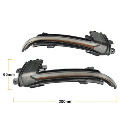 1 Pair For Audi A4 B8.5 Car Dynamic LED Turn Signal Light Rearview Mirror Flasher Water Blinker