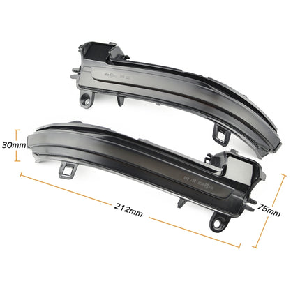 1 Pair For BMW 3 Series F20 Car Dynamic LED Turn Signal Light Rearview Mirror Flasher Water Blinker