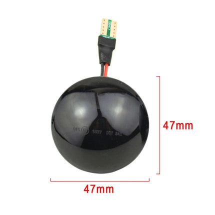 2pcs For Land Rover Range Rover L322 2002-2012 Car Dynamic LED Fender Side Light, For Land Rover Range Rover L322 2002-2012, For Land Rover Range Rover L322 2002-2012 (Transparent Black)