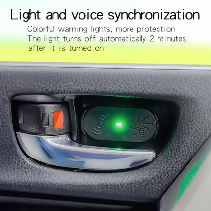 Car Door Opener Alarm Automatic Induction Voice LED Prompt Light, Door Opener Alarm