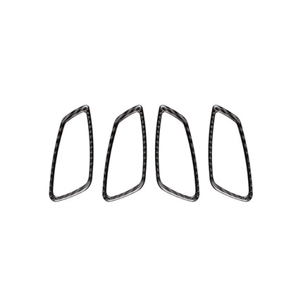 Carbon Fiber Car Door Handle Decorative Sticker for BMW E90 / 320i / 318i / 325i, Door Handle