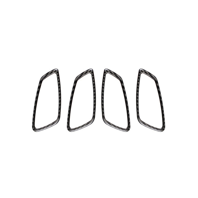 Carbon Fiber Car Door Handle Decorative Sticker for BMW E90 / 320i / 318i / 325i, Door Handle
