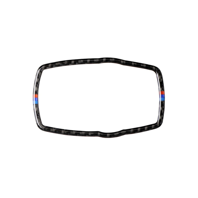 Three Color Carbon Fiber Car Multimedia Frame Decorative Sticker for BMW X3 / X4 / X5 / X6 / F07 / F10 / F15 / F16 / F20 / F25 / F26 / F30 / F34, Multimedia Frame(Three Color)
