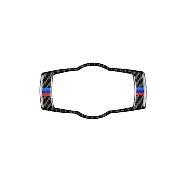 Three Color Carbon Fiber Car Headlight Switch Decorative Sticker for BMW E90 / E92 / E93 2005-2012, Headlight  Switch (Three Color)
