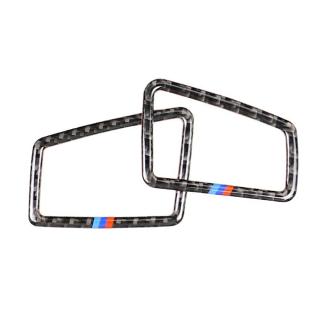 Three Color Carbon Fiber Car Right Driving Instrument Air Outlet Decorative Sticker for BMW E90 2005-2012, Right Instrument Air Outlet(Three Color), Right Instrument Air Outlet