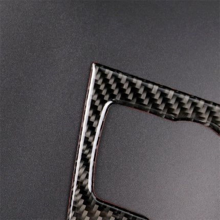 Carbon Fiber Car Central Control CD Panel Decorative Sticker for BMW E90 / E92 2005-2012, Non Navigation without Hole, CD Panel(Non Navigation without Hole)