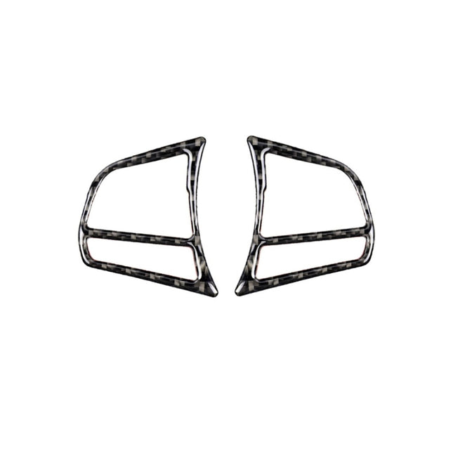 Carbon Fiber Car Steering Wheel Key Frame Decorative Sticker for BMW F20 2012-2018 / F21 2014-2018 / F30 / F34 2013-2018 / F32 2013-2018, Steering Wheel Key Frame, Steering Wheel Key Frame(Three Color)