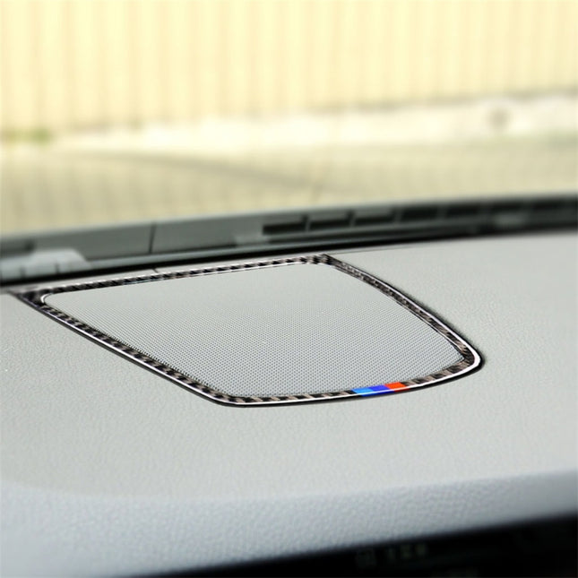 Three Color Carbon Fiber Car Instrument Big Horn Frame Decorative Sticker for BMW 5 Series F10 2011-2017, Instrument Big Horn Frame (Three Color), Instrument Big Horn  Frame