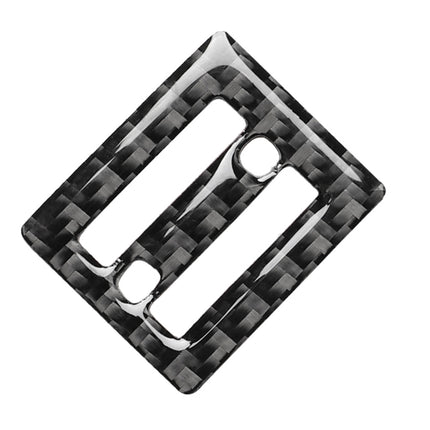 Car Carbon Fiber Middle Air Outlet Decorative Sticker for Lexus IS250 300 350C 2006-2012, Left and Right Drive Universal
