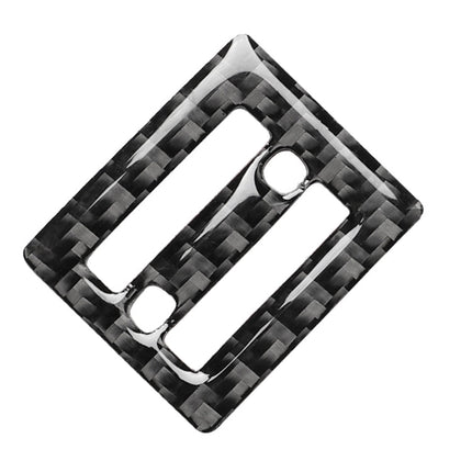 Car Carbon Fiber Middle Air Outlet Decorative Sticker for Lexus IS250 300 350C 2006-2012, Left and Right Drive Universal, Middle Air Outlet