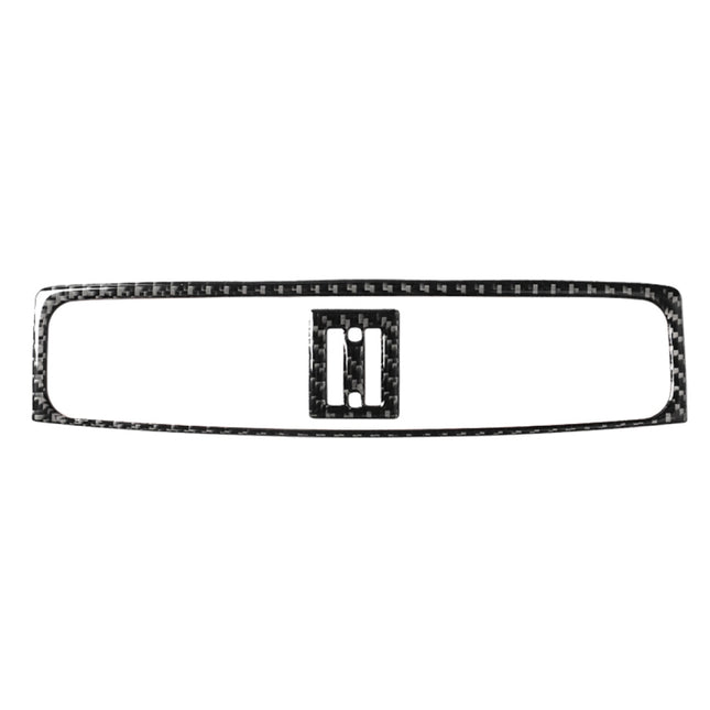 Car Carbon Fiber Middle Air Outlet Decorative Sticker for Lexus IS250 300 350C 2006-2012, Left and Right Drive Universal