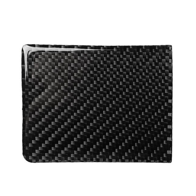 Car Carbon Fiber Water Cup Holder Panel Decorative Sticker for Lexus IS250 300 350C 2006-2012, Left and Right Drive Universal, Water Cup Holder Panel