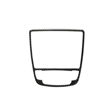 Car Carbon Fiber Gear Shift Panel Decorative Sticker for Audi A6 S6 C7 A7 S7 4G8 2012-2018, Left and Right Drive Universal, Gear Shift