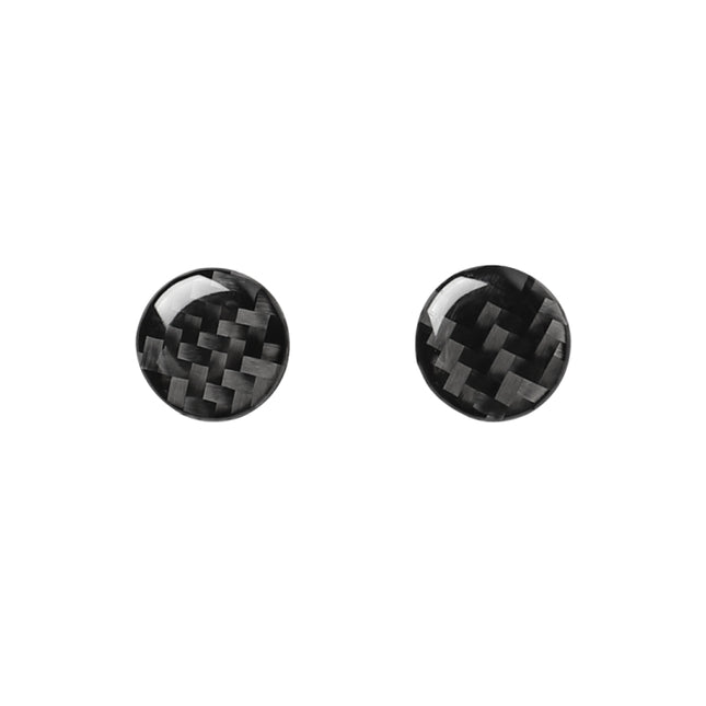 Car Carbon Fiber Air Conditioning Button Decorative Sticker for Audi A6 S6 C7 A7 S7 4G8 2012-2018, Left and Right Drive Universal, Air Conditioning Button
