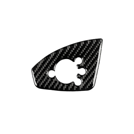 Car Carbon Fiber Door Button Decorative Sticker for Audi TT 8n 8J MK123 TTRS 2008-2014, Right Drive, B Style, Door Button, Right Drive B