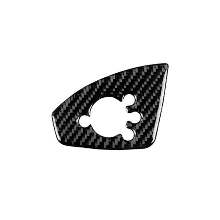 Car Carbon Fiber Door Button Decorative Sticker for Audi TT 8n 8J MK123 TTRS 2008-2014, Right Drive, B Style, Door Button, Right Drive B