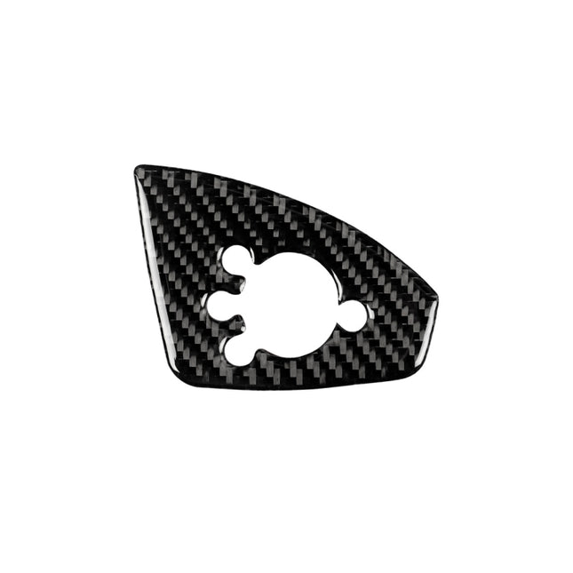 Car Carbon Fiber Door Button Decorative Sticker for Audi TT 8n 8J MK123 TTRS 2008-2014, Left Drive, B Style, Door Button , Left Drive B
