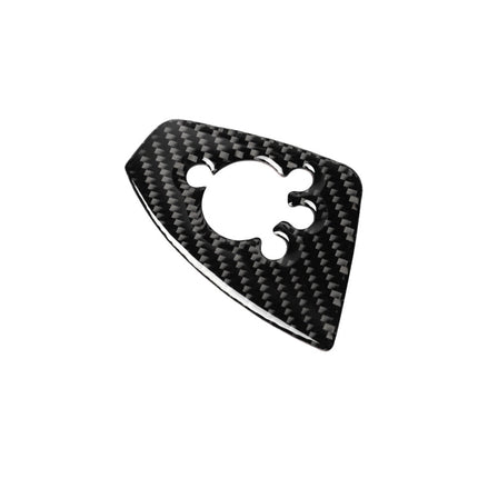 Car Carbon Fiber Door Button Decorative Sticker for Audi TT 8n 8J MK123 TTRS 2008-2014, Left Drive, B Style, Door Button , Left Drive B