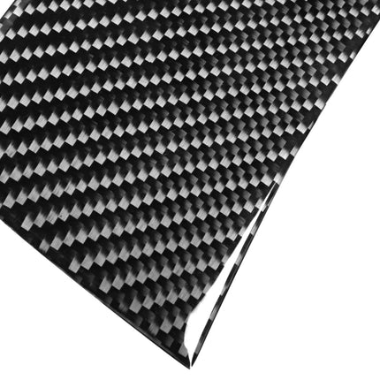 Car Carbon Fiber Central Control CD Panel Decorative Sticker for Land Rover Discovery 4 2010-2016, Left and Right Drive Universal, Central Control CD Panel