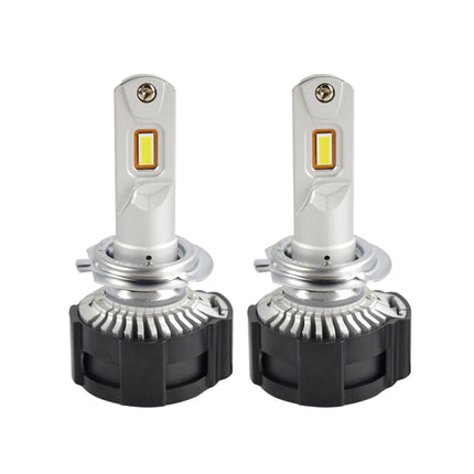 2 PCS P18 H7 DC11-30V 52W 6500K 6500LM Car LED Headlight Lamps, H7