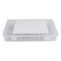 180 PCS Double Wire Spring Tube Clamp Water Pipe Clamps, Size: 5-24mm