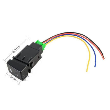Car Fog Light On-Off Button Switch for Isuzu, with Cable, For Isuzu, with Cable