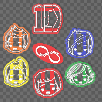 One Direction Cookie cutters