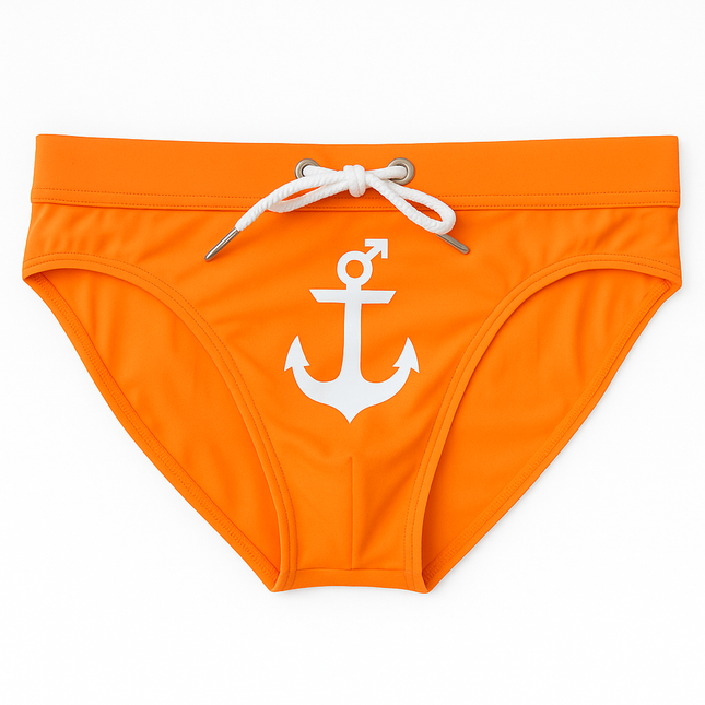 Men's Swimming Briefs Bright Orange