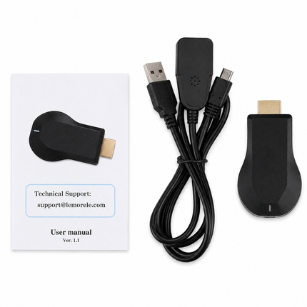 M4 Plus Wireless WiFi Display Dongle Receiver Airplay Miracast DLNA 1080P HDMI TV Stick for iPhone, Samsung, and other Android Smartphones