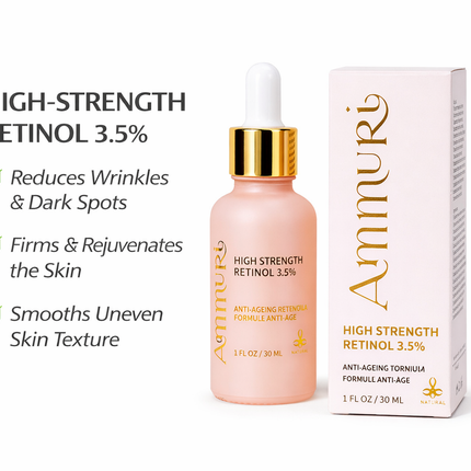 Retinol 3.5% Anti-Ageing Serum for Wrinkles & Skin Firming | Ammuri